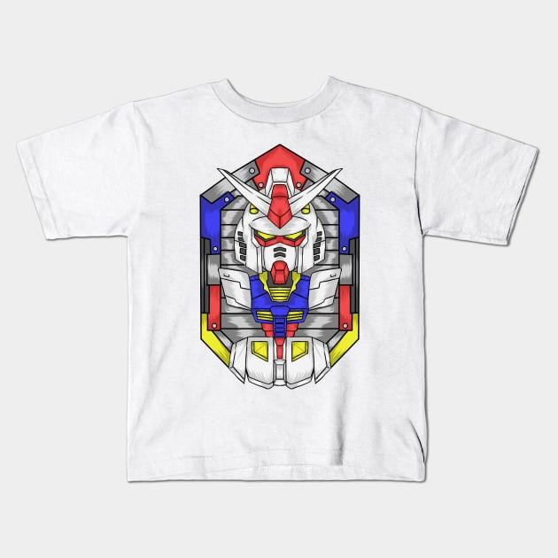 mini gundam rx 78 Kids T-Shirt by Amartwork